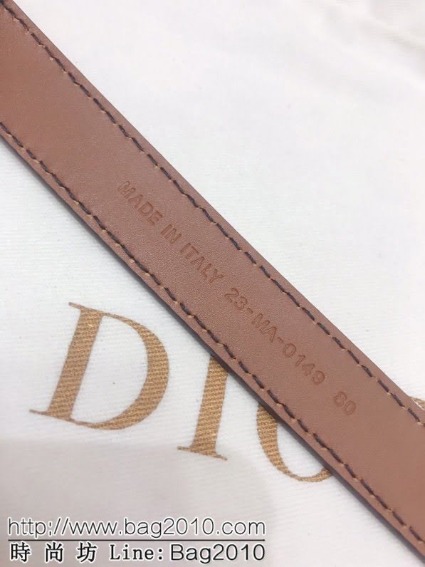 Dior女士腰帶 迪奧經典復古小字母牛皮腰帶  jjp1218